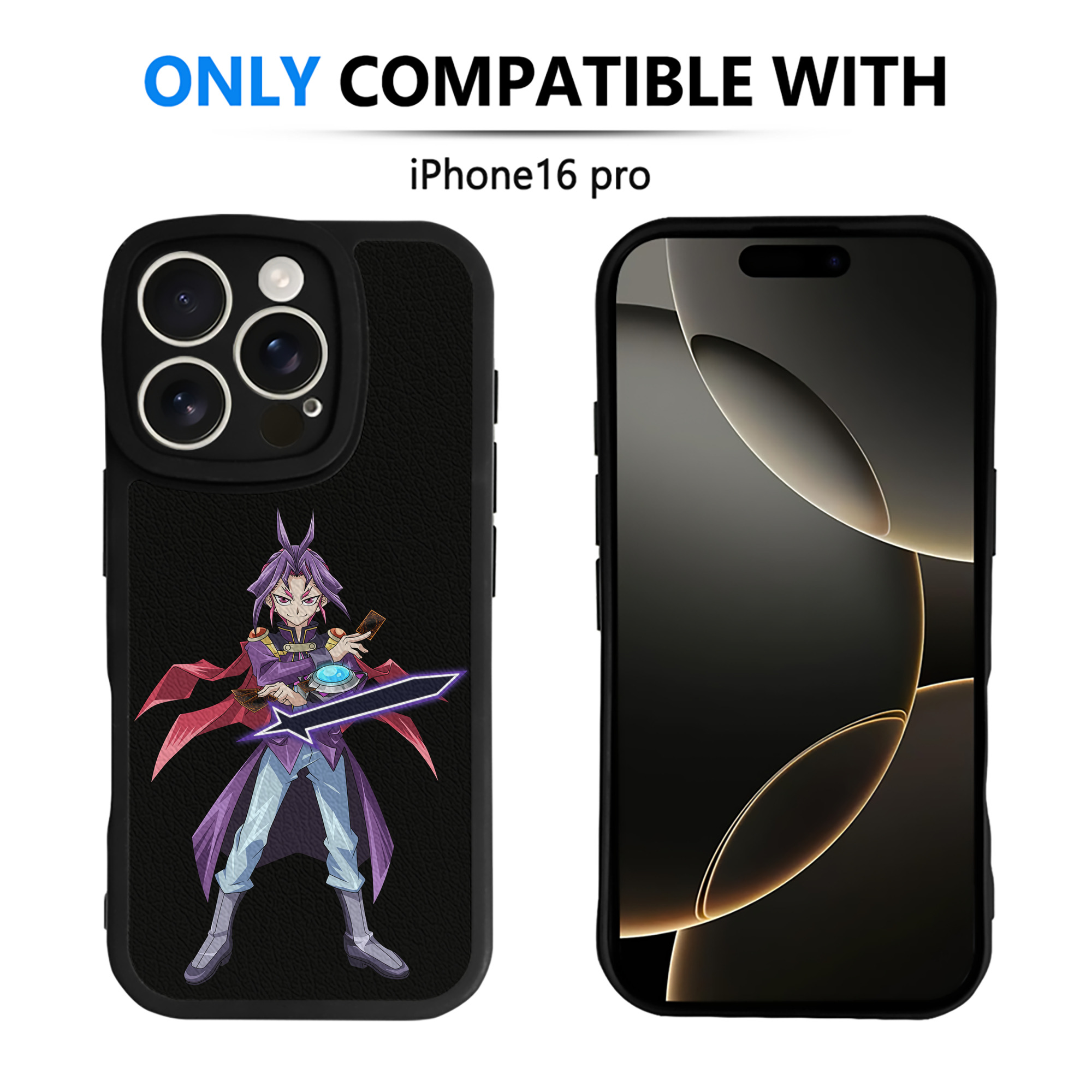 遊☆戯☆王 Yu-Gi-Oh! 【iPhone 16シリーズ対応】シリコンスマホケース（レザー調） 材質：シリコン